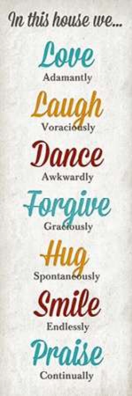 In this House Poster Print by SD Graphics Studio - Item # VARPDX9536S